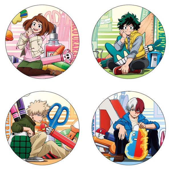 58mm anime cartoon 4pcs japan accessories collectible new my hero academia pins badges brooch backpack bag cosplay collection, Gray
58mm anime cartoon 4pcs japan accessories collectible new my hero academia pins badges brooch backpack bag cosplay collection, Gray