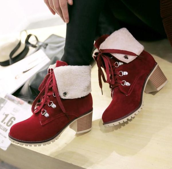 woman boots ladies thick fur ankle boots women high heel platform rubber shoes snow boots lace up zx-9147 eur size:35-43, Black
woman boots ladies thick fur ankle boots women high heel platform rubber shoes snow boots lace up zx-9147 eur size:35-43, Black