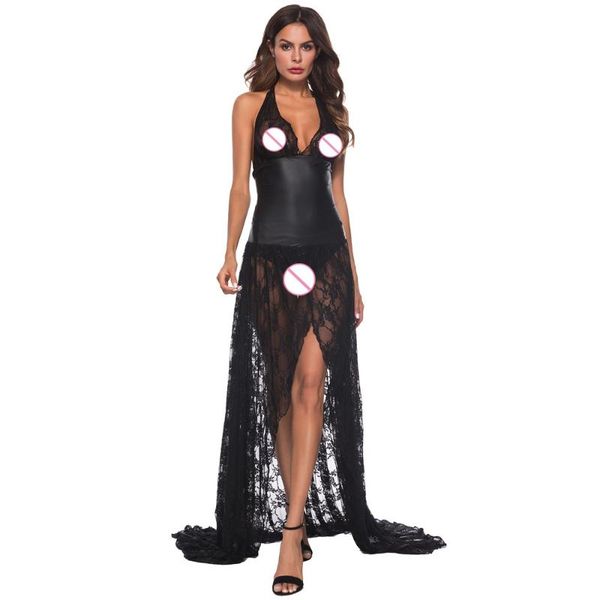 erotic lingerie summer sleepwear women leather underwear bodysuit long dress lace lingerie new sleepwear wome, Black;red
erotic lingerie summer sleepwear women leather underwear bodysuit long dress lace lingerie new sleepwear wome, Black;red