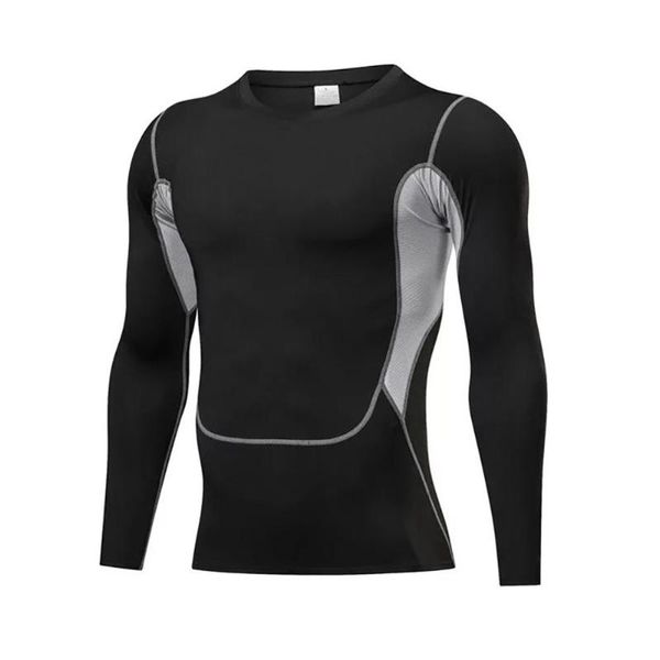 fitness running t-shirts men long sleeve compression tights sportswear gym basketball clothes 2020, Black;blue
fitness running t-shirts men long sleeve compression tights sportswear gym basketball clothes 2020, Black;blue
