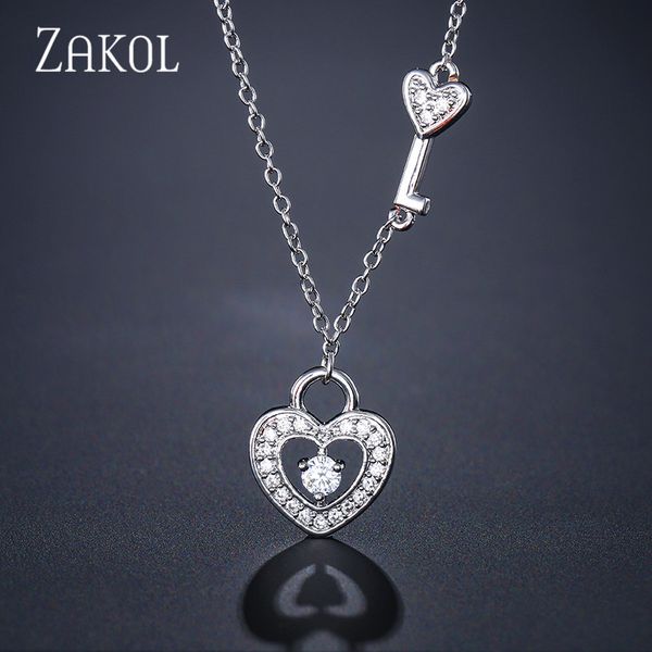 zakol romantic cubic zirconia heart shaped pendant necklace for women wedding dinner anniversary birthday gift jewelry fsnp2045, Silver
zakol romantic cubic zirconia heart shaped pendant necklace for women wedding dinner anniversary birthday gift jewelry fsnp2045, Silver