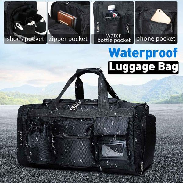 large capacity weekend luggage bag travel duffle bags training gym bag canvas multifunction handbag female outdoor sporting tote