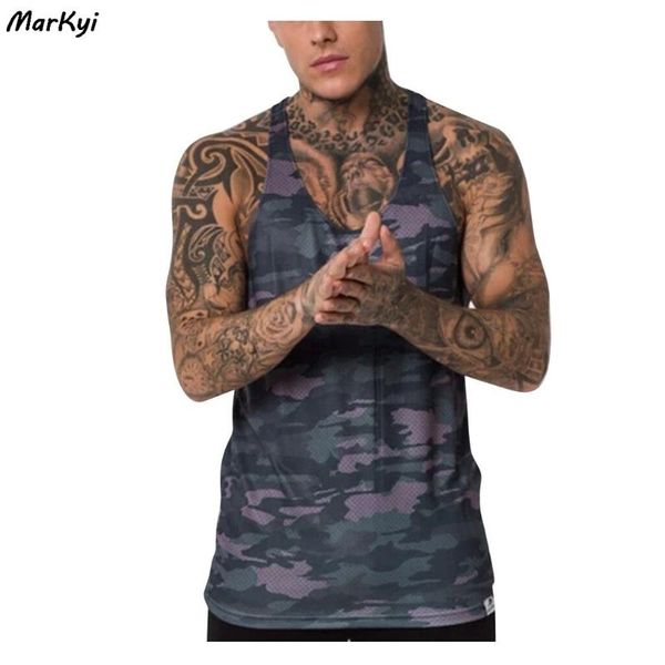 markyi 2020 summer new bodybuilding tank men good quality sleeveless camouflage stringer tank male, White;black
markyi 2020 summer new bodybuilding tank men good quality sleeveless camouflage stringer tank male, White;black