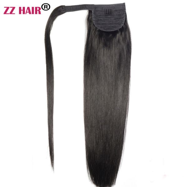 16-28 inches wrap magic ponytail horsetail 120g clips in/on 100% brazilian remy human hair extension natural straight, Black
16-28 inches wrap magic ponytail horsetail 120g clips in/on 100% brazilian remy human hair extension natural straight, Black