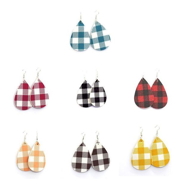 new plaid earring pu leather teardrop earrings faux leather water drop earring fashion grid earring jewelry 10 colors xd22839
new plaid earring pu leather teardrop earrings faux leather water drop earring fashion grid earring jewelry 10 colors xd22839