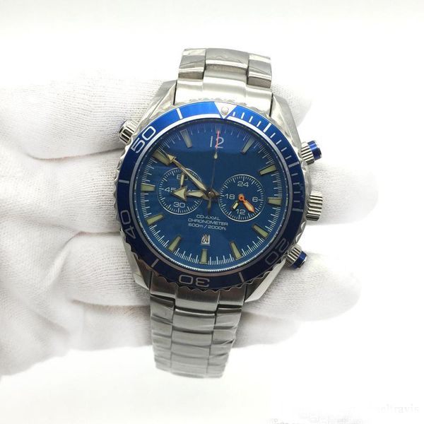 2019 ocean mens watch professional chronometre japan quartz movement chronograph satch stainless steel original clasp, Slivery;brown
2019 ocean mens watch professional chronometre japan quartz movement chronograph satch stainless steel original clasp, Slivery;brown