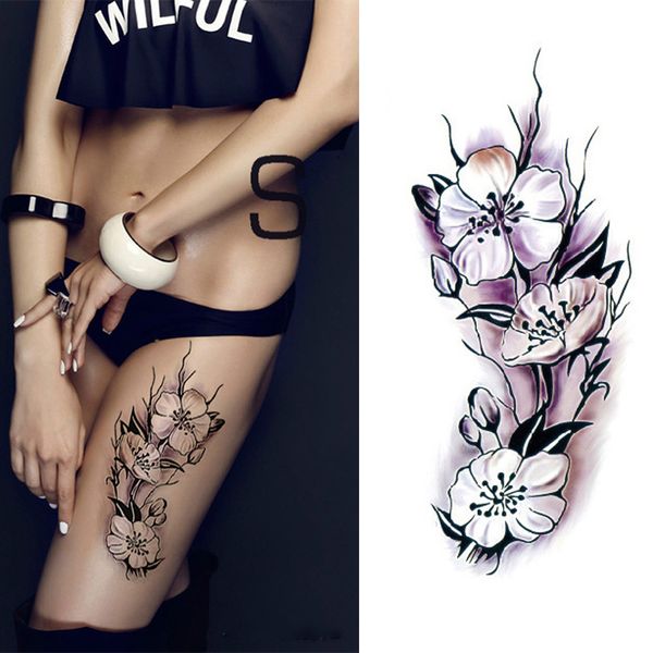 2017 waterproof temporary tattoos stickers romantic dark rose flowers henna fake body art flash tattoo sleeve
2017 waterproof temporary tattoos stickers romantic dark rose flowers henna fake body art flash tattoo sleeve