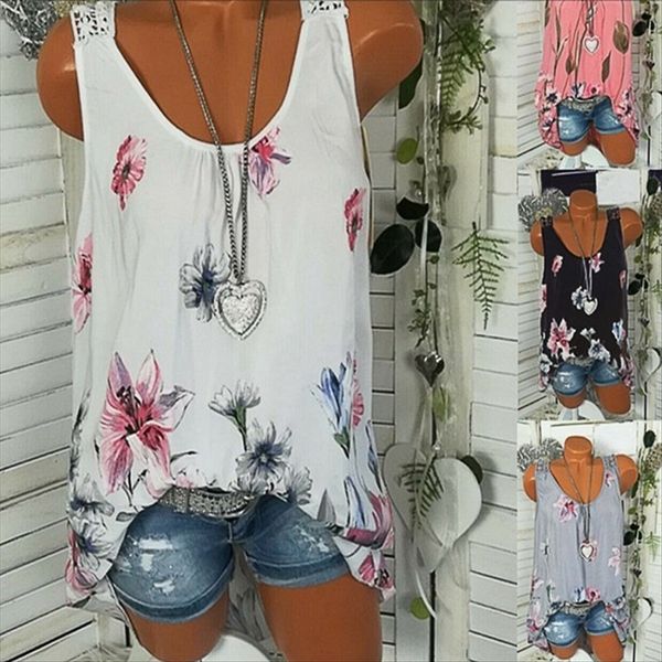 2019 women's back lace round collar printed 2019 women's back lace vest round collar printed vest, White
2019 women's back lace round collar printed 2019 women's back lace vest round collar printed vest, White