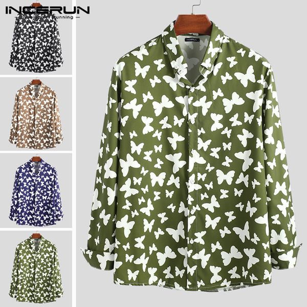 2019 lesiure men button down butterfly printed shirts elegant holiday lapel collar long sleeve blouse incerun camisa masculina, White;black
2019 lesiure men button down butterfly printed shirts elegant holiday lapel collar long sleeve blouse incerun camisa masculina, White;black