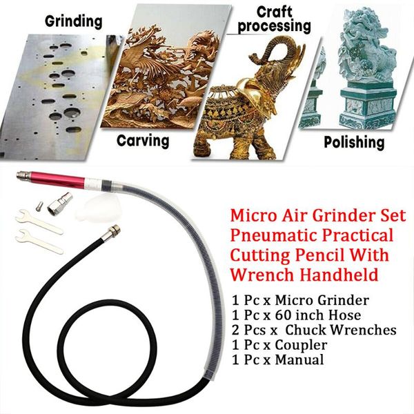 with wrench mini milling grinding multifunctional cutting pencil engraving professional pneumatic handheld micro air grinder set
with wrench mini milling grinding multifunctional cutting pencil engraving professional pneumatic handheld micro air grinder set