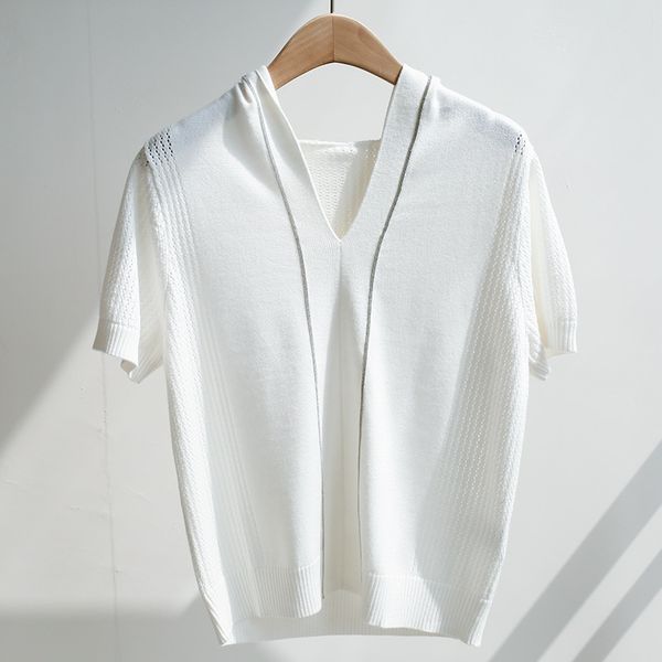 women sweater spring / summer 2020 new knitted short sleeve pullover hollow hooded harf sleeve knit hoodies, White;black
women sweater spring / summer 2020 new knitted short sleeve pullover hollow hooded harf sleeve knit hoodies, White;black