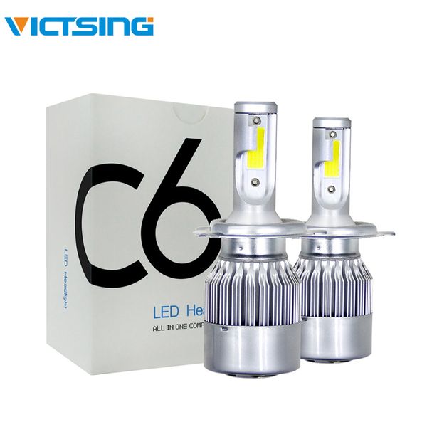 victsing 2pcs auto c6 h4 led car headlights 2019 spotlights h4 cob led headlight light bulb 36w 6000k lights cool white 4000lm
victsing 2pcs auto c6 h4 led car headlights 2019 spotlights h4 cob led headlight light bulb 36w 6000k lights cool white 4000lm