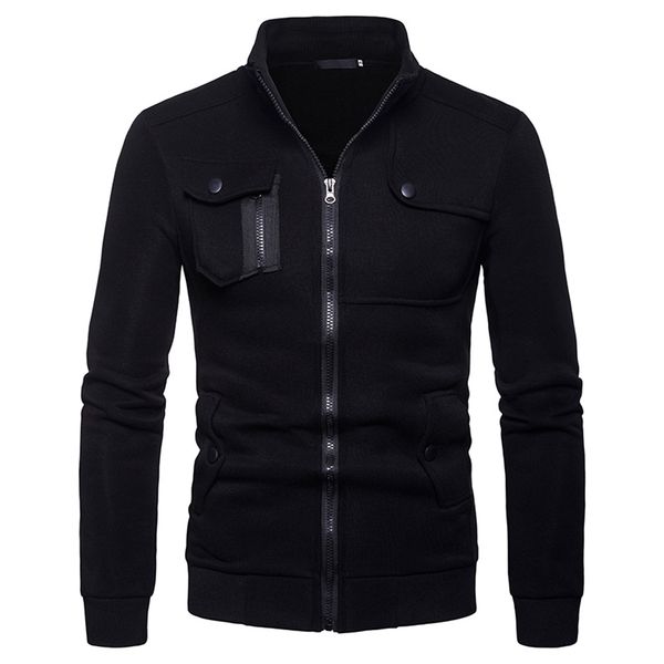 hoodie men sweatshirt zipper pocket splicing mens clothing long sleeve sweatshirt pure color black blouse men clothes 2019
hoodie men sweatshirt zipper pocket splicing mens clothing long sleeve sweatshirt pure color black blouse men clothes 2019