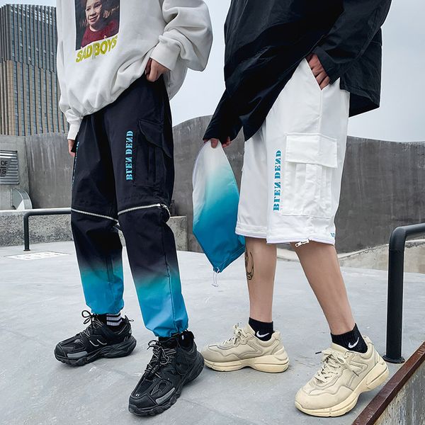 personality gradient two wear casual sweatpants men and women harajuku streetwear loose sweat pants baggy hip hop trousers, Black
personality gradient two wear casual sweatpants men and women harajuku streetwear loose sweat pants baggy hip hop trousers, Black