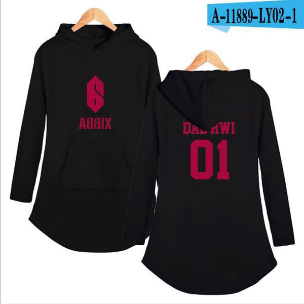 wholesale fashion ab6ix popular digital printing hip hop street ladies hooded hoodie long paragraph and lap casual long sleeve front pocket, Black
wholesale fashion ab6ix popular digital printing hip hop street ladies hooded hoodie long paragraph and lap casual long sleeve front pocket, Black