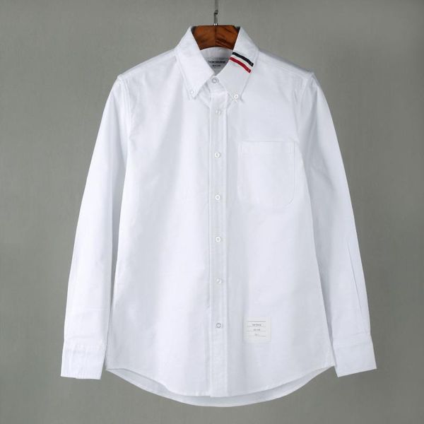 2020 fashion tb thom brand shirts men slim fit white long sleeve casual shirt turn down collar oxford solid men's clothing, White;black
2020 fashion tb thom brand shirts men slim fit white long sleeve casual shirt turn down collar oxford solid men's clothing, White;black