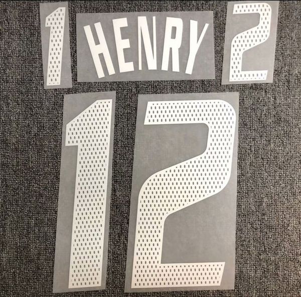 2002-2004 #10 зидан #12 генри nameset месси батистута печать футбол патч значок
2002-2004 #10 зидан #12 генри nameset месси батистута печать футбол патч значок