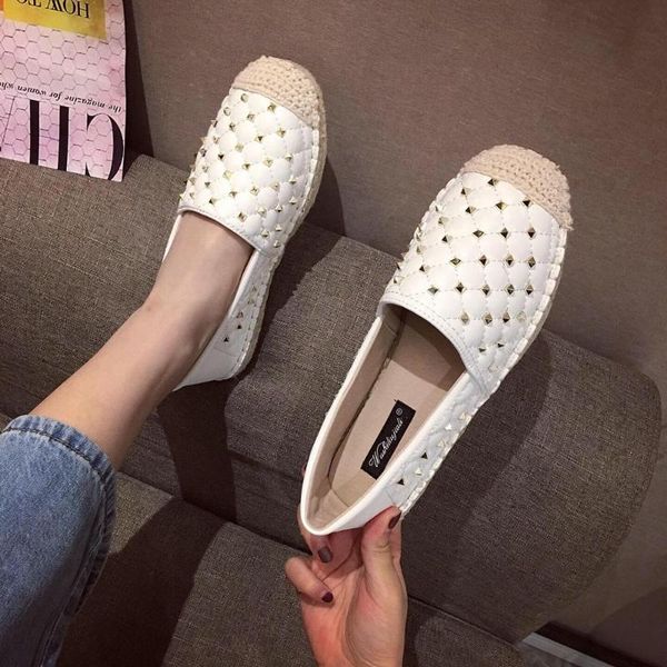 all-match round toe womens loafers shoes female footwear 2019 fashion women's rivets studs shallow mouth slip-on casual sneaker, Black
all-match round toe womens loafers shoes female footwear 2019 fashion women's rivets studs shallow mouth slip-on casual sneaker, Black