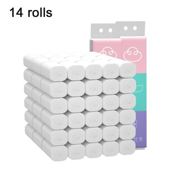 14 rolls wood pulp 4 ply water absorption thick tear resistant l bathroom portable restaurant non toxic home toilet tissue
14 rolls wood pulp 4 ply water absorption thick tear resistant l bathroom portable restaurant non toxic home toilet tissue