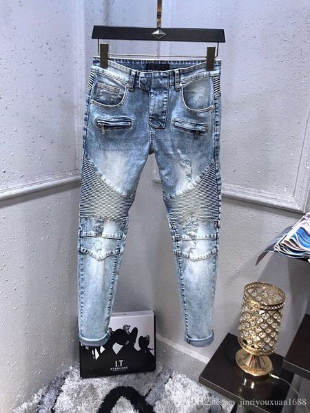 patchwork biker jeans men camouflage slim fit skinny motocycle denim trousers straight washed zipper hip hop pants, Blue
patchwork biker jeans men camouflage slim fit skinny motocycle denim trousers straight washed zipper hip hop pants, Blue