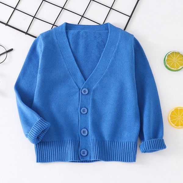 children long sleeve breasted wool knit cardigan baby kids girls long sleeve solid color knitted cardigan button sweater, Blue
children long sleeve breasted wool knit cardigan baby kids girls long sleeve solid color knitted cardigan button sweater, Blue