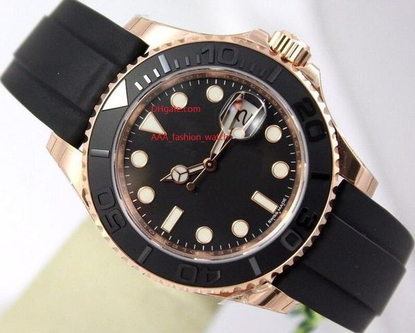 wristwatches 40mm black dial 116655 18k rose gold sapphire rubber bands automatic mechanical mens men's watch watches, Slivery;brown
wristwatches 40mm black dial 116655 18k rose gold sapphire rubber bands automatic mechanical mens men's watch watches, Slivery;brown