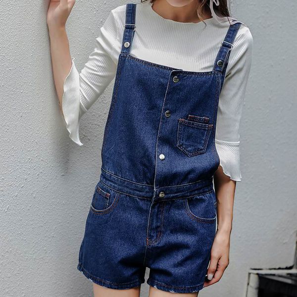new 2018 blue single breasted denim jumpsuit romper for women denim coverall playsuit short jeans female jeans overalls catsuit, Black;white
new 2018 blue single breasted denim jumpsuit romper for women denim coverall playsuit short jeans female jeans overalls catsuit, Black;white