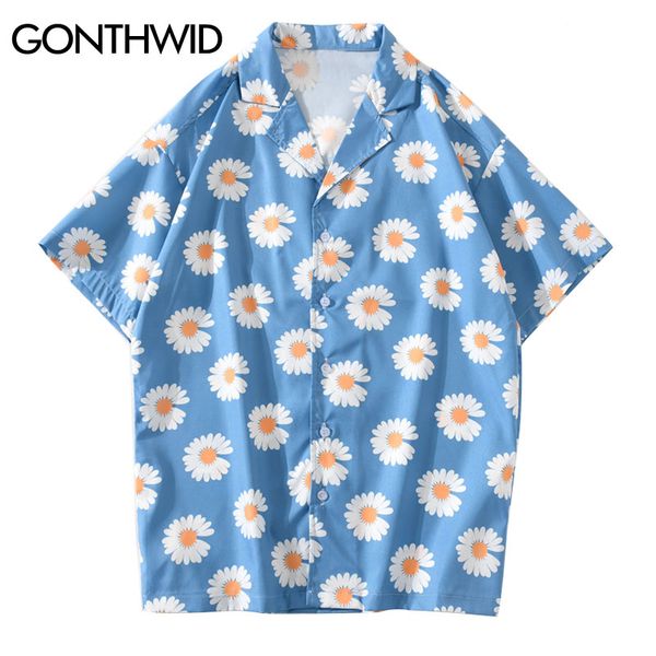 gonthwid daisy print с коротким рукавом гавайские пляжные рубашки мужчины лето повседневная с коротким рукавом лагерь праздник рубашка на пу, White;black
gonthwid daisy print с коротким рукавом гавайские пляжные рубашки мужчины лето повседневная с коротким рукавом лагерь праздник рубашка на пу, White;black