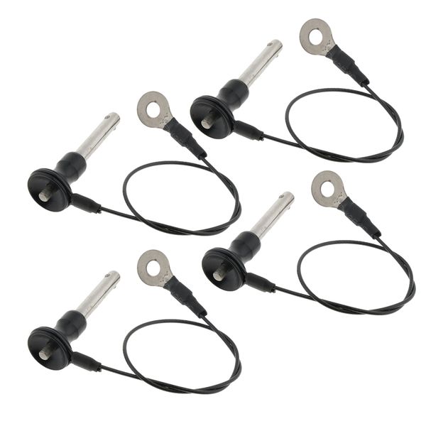 4 pieces stainless steel ball lock quick release pin push button fine finish, 6 mm diameter, 25 mm length
4 pieces stainless steel ball lock quick release pin push button fine finish, 6 mm diameter, 25 mm length