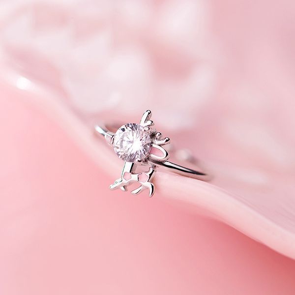 925 sterling real silver rings for women fashion crystal elk personality stainless steel rings jewelry girls gift opening size, Slivery;golden
925 sterling real silver rings for women fashion crystal elk personality stainless steel rings jewelry girls gift opening size, Slivery;golden