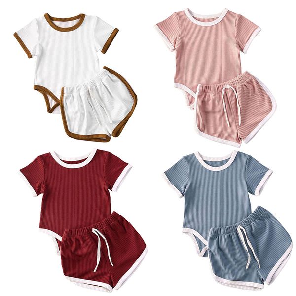 2pcs newborn infant baby kid boy girl short sleeve knitted pure color clothes jumpsuit bodysuit shorts pants sets 4 color, White
2pcs newborn infant baby kid boy girl short sleeve knitted pure color clothes jumpsuit bodysuit shorts pants sets 4 color, White