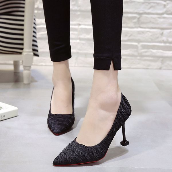 2020 pointed toe shoes woman high heels office new lady black heels pumps female wild wedding heeled w37-80
2020 pointed toe shoes woman high heels office new lady black heels pumps female wild wedding heeled w37-80