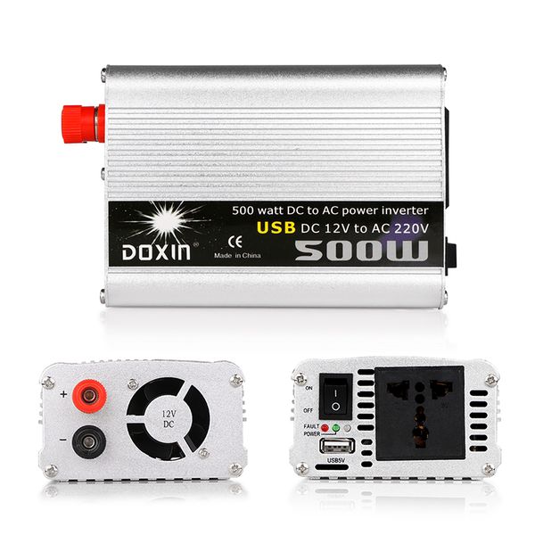 500w inverter 12 v 220 v voltage transformer dc 12v to ac 220v power converter with usb car charger adapter power 1000w
500w inverter 12 v 220 v voltage transformer dc 12v to ac 220v power converter with usb car charger adapter power 1000w