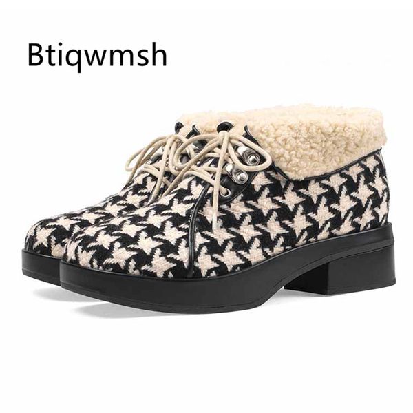 2019 snow boots women round toe lattice rivet 5cm high heel boots woman fashion warm ankle winter, Black
2019 snow boots women round toe lattice rivet 5cm high heel boots woman fashion warm ankle winter, Black