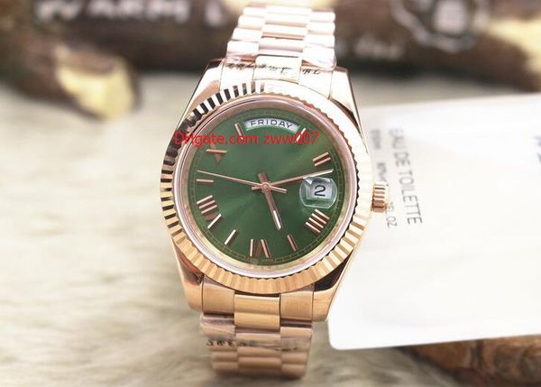 factory maker automatic mechanical new style green dial rose gold sapphire 41mm 228239 day date men men's watch watches, Slivery;brown
factory maker automatic mechanical new style green dial rose gold sapphire 41mm 228239 day date men men's watch watches, Slivery;brown