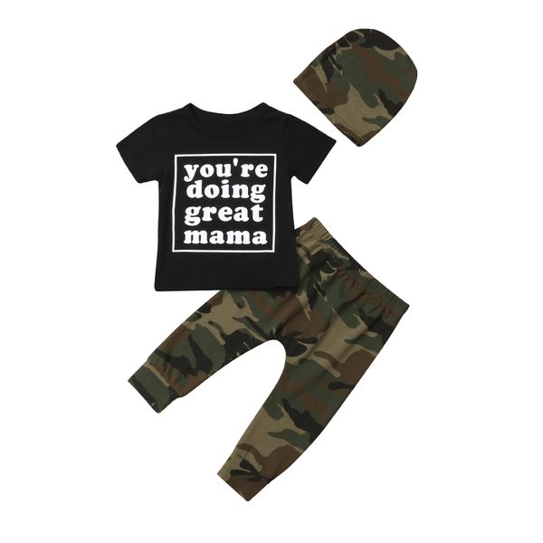 infant kid baby boy 3pcs toddler camouflage clothes set letter print t-shirt pant outfits summer short sleeve cotton boys
infant kid baby boy 3pcs toddler camouflage clothes set letter print t-shirt pant outfits summer short sleeve cotton boys