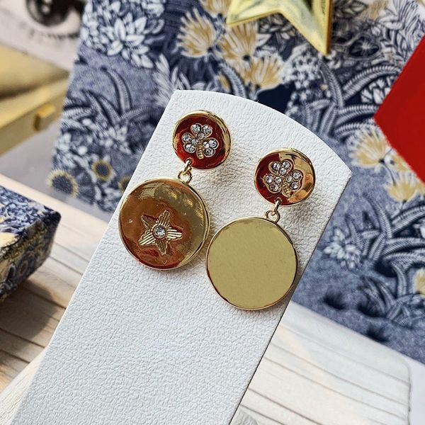 c2273 korean fashion golden geometric round pearl crystal flowers earrings for women's wedding star party earrings, Golden;silver
c2273 korean fashion golden geometric round pearl crystal flowers earrings for women's wedding star party earrings, Golden;silver