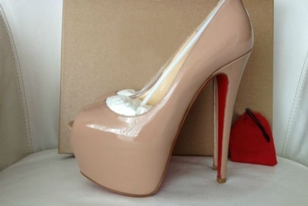 2019 brand platform shoes woman peep toe 16cm pumps nude women shoes high heels fashion wedding bridal, Black