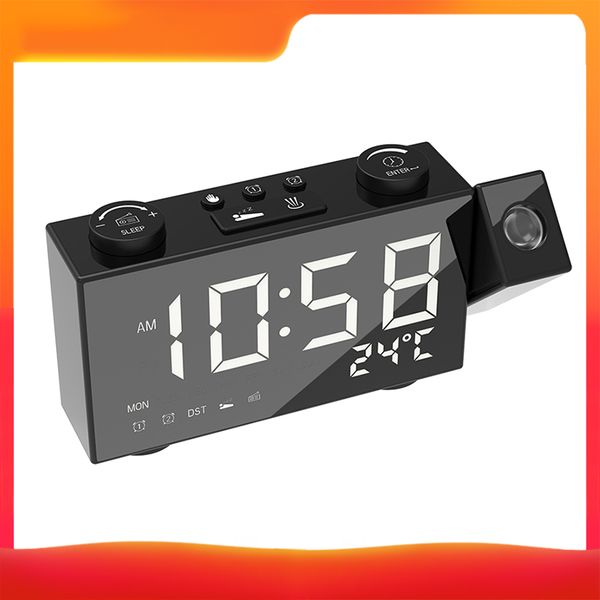 led alarm clock with snooze display table clock usb battery powered digital alarm with fm radio projection
led alarm clock with snooze display table clock usb battery powered digital alarm with fm radio projection