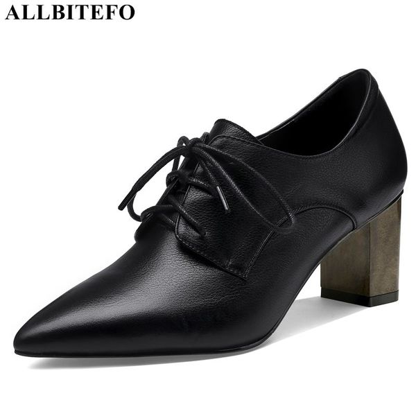 allbitefo fashion high heels women shoes genuine leather thick heel office ladies shoes party women heels, Black
allbitefo fashion high heels women shoes genuine leather thick heel office ladies shoes party women heels, Black