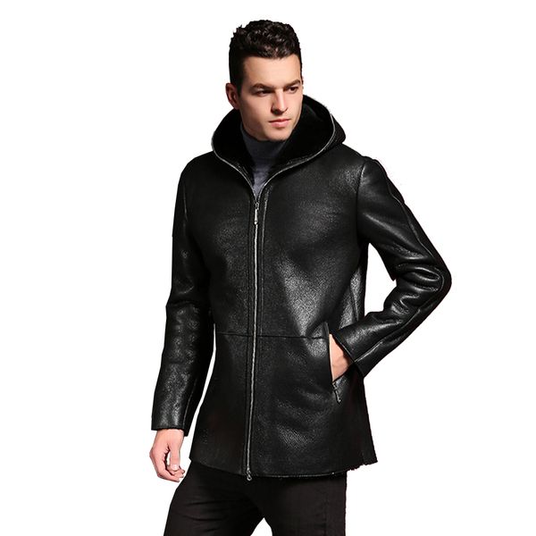 fashion real sheep fur young men hood jacket genuine sheep sheraling male formal winter jacket black warm men fur thick outwear
fashion real sheep fur young men hood jacket genuine sheep sheraling male formal winter jacket black warm men fur thick outwear