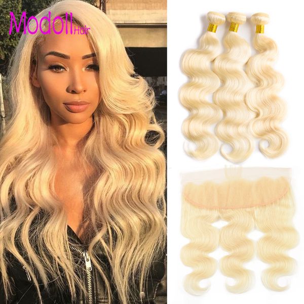 613 bundles with frontal body wave raw virgin indian hair weave 10a grade 613 blonde body wave 3/4 bundles with lace frontal, Black;brown
613 bundles with frontal body wave raw virgin indian hair weave 10a grade 613 blonde body wave 3/4 bundles with lace frontal, Black;brown