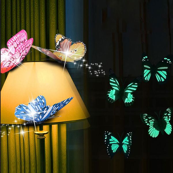 12 pcs simulation luminous butterfly 3d wall stickerhome festival decoration glow in the dark magnet butterflies stickers 6-12cm
12 pcs simulation luminous butterfly 3d wall stickerhome festival decoration glow in the dark magnet butterflies stickers 6-12cm