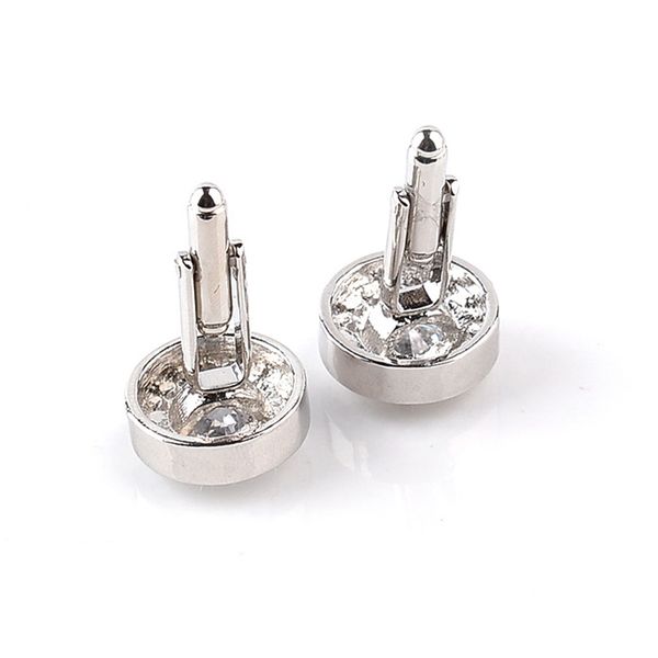 1 pair high-grade jewelry men's white purple crystal cufflinks round wedding party cufflink shirt cuff button accessories 8c1719, Silver;golden
1 pair high-grade jewelry men's white purple crystal cufflinks round wedding party cufflink shirt cuff button accessories 8c1719, Silver;golden