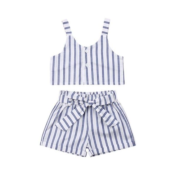 fashion toddler baby girls kids 0-5y clothes sets striped t-shirt vest + short pant outfit clothes set, White
fashion toddler baby girls kids 0-5y clothes sets striped t-shirt vest + short pant outfit clothes set, White