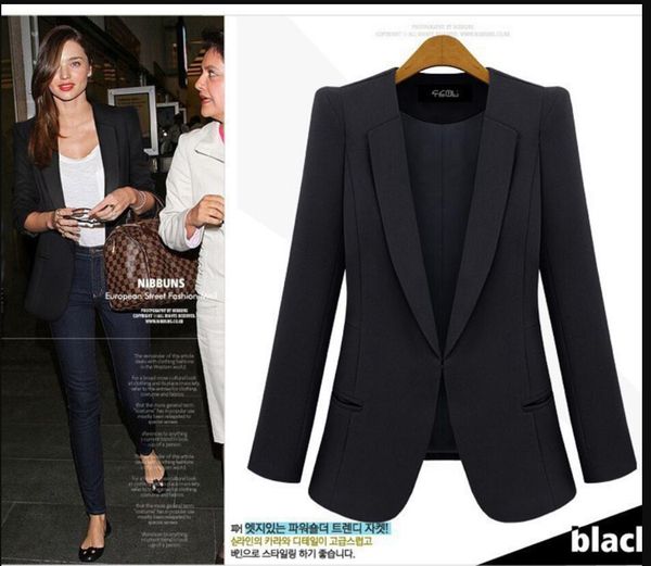 s-4xl yellow one woman business suit coat women's suits & blazers ing, White;black
s-4xl yellow one woman business suit coat women's suits & blazers ing, White;black