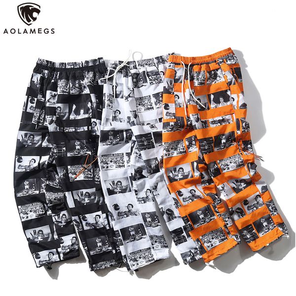 aolamegs pants men's printed pants sports straight stretch waist fashion high to help fashion streetwear, Black
aolamegs pants men's printed pants sports straight stretch waist fashion high to help fashion streetwear, Black
