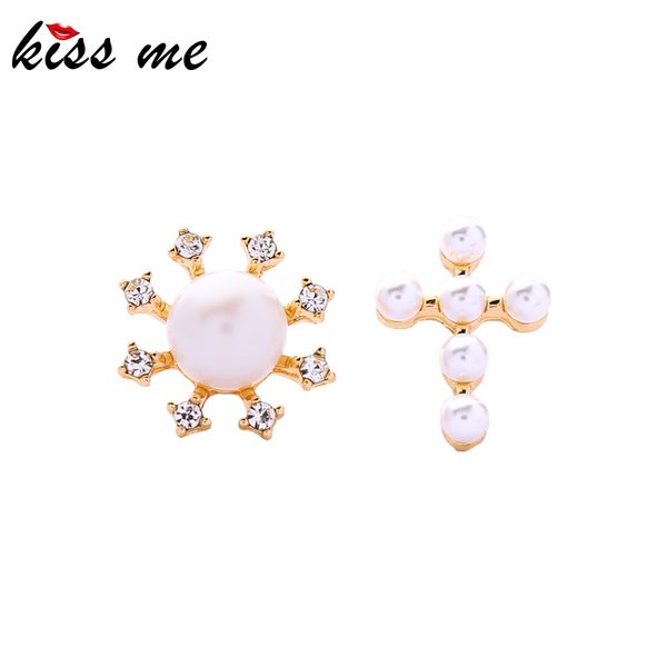 kissme asymmetric stud earrings for women gift delicate crystal snowflake acrylic pearl cross ear pin gold color fashion jewelry, Golden;silver
kissme asymmetric stud earrings for women gift delicate crystal snowflake acrylic pearl cross ear pin gold color fashion jewelry, Golden;silver