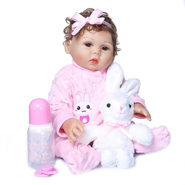 new 47cm 18inch full body solicone bebe doll reborn todderl girl curly hand rooted hair doll bath toy gift
new 47cm 18inch full body solicone bebe doll reborn todderl girl curly hand rooted hair doll bath toy gift