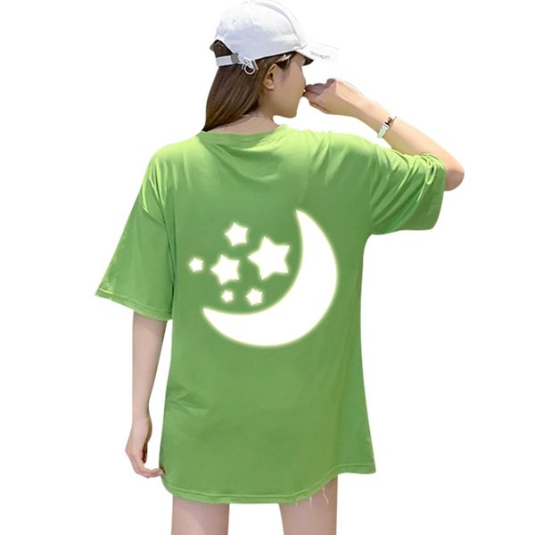 plus size women t-shirt fashion summer moon meteor luminous letter printed short sleeve t-shirt clothes camiseta mujer verano, White
plus size women t-shirt fashion summer moon meteor luminous letter printed short sleeve t-shirt clothes camiseta mujer verano, White